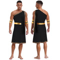 Mens Ancient Greek God Gladiator King Roman Pharaoh Cosplay Costumes