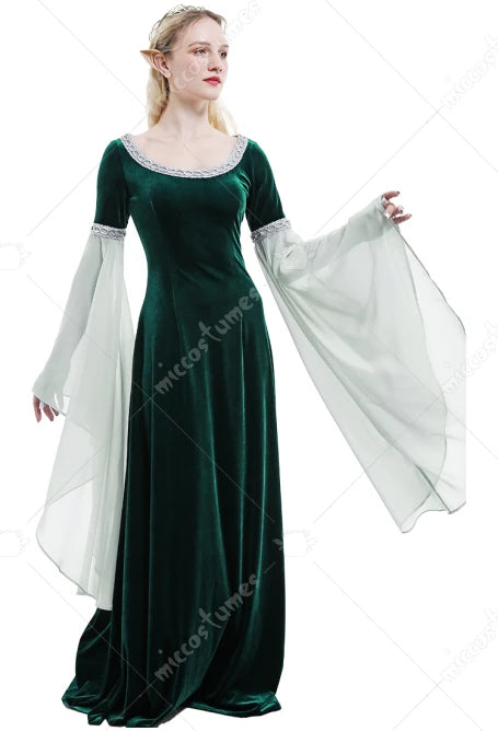 Halloween Medieval Cosplay Costume Handmade Historical Dress Retro