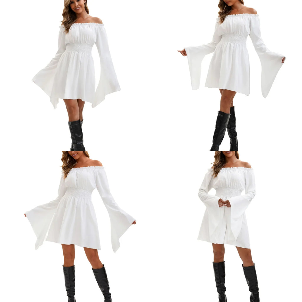 6-piece Halloween Carnival Night Women's Lace Pirate Dress Women's