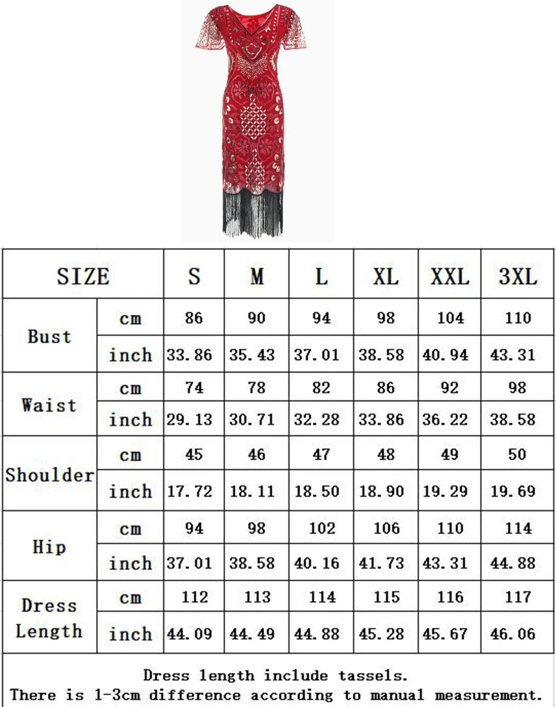 1920s Flapper Dress Great Gatsby Dress O-neck Cap Sleeve Sequin