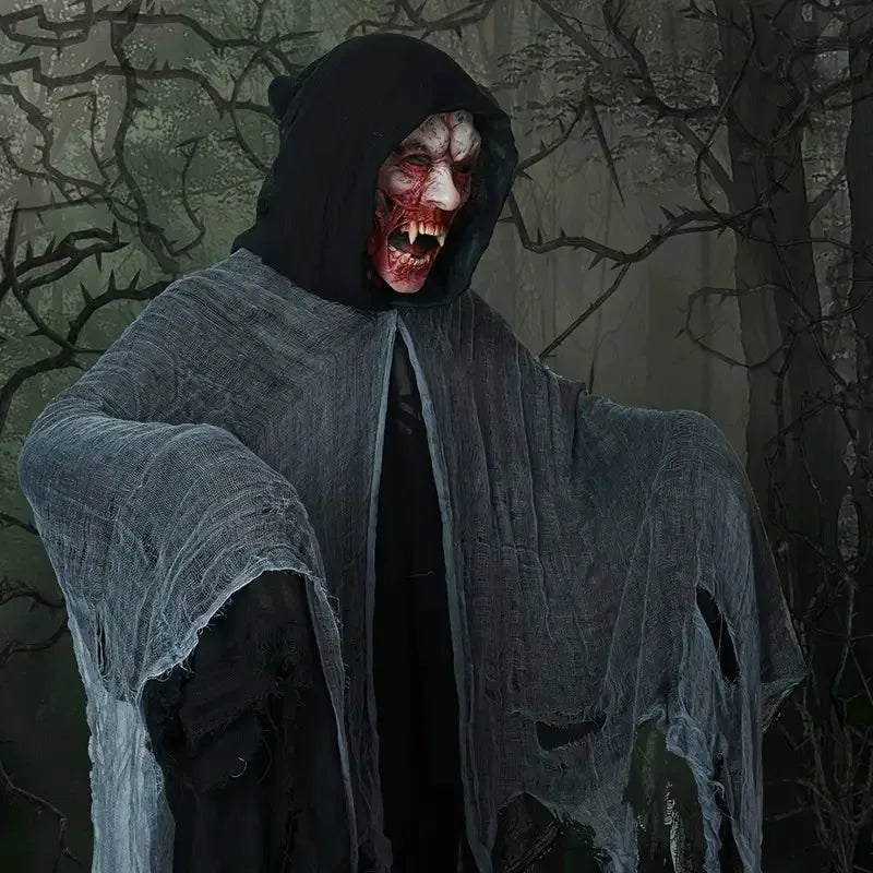 Halloween Costume Horror Ghost Clothes Adult Zombie Cloak Wizard Robe