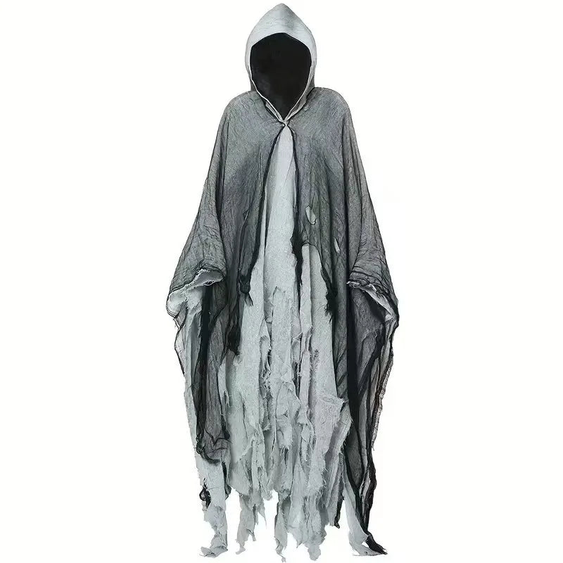 Halloween Costume Horror Ghost Clothes Adult Zombie Cloak Wizard Robe
