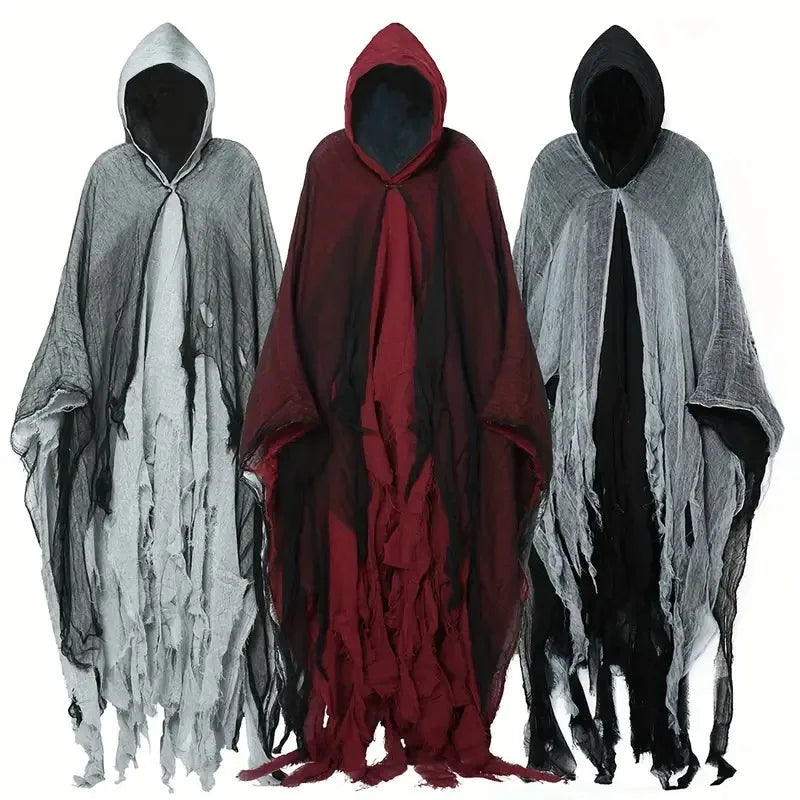 Halloween Costume Horror Ghost Clothes Adult Zombie Cloak Wizard Robe