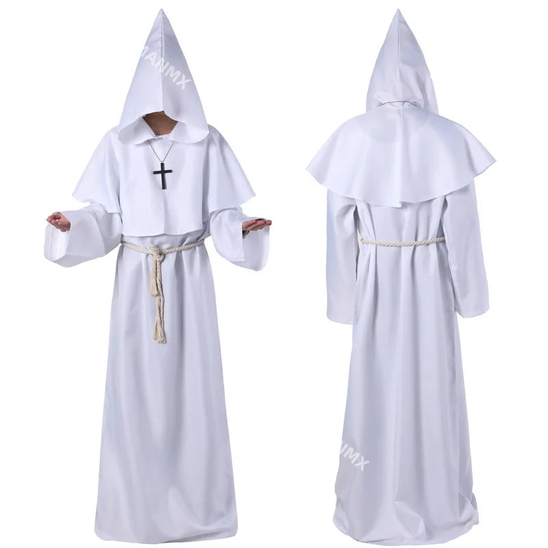 Halloween Men Medieval Monk Robes Monk Costumes Wizard Costumes