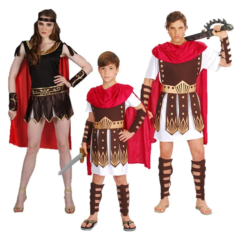Ball Costumes For Adults Men And Women Roman Warriors Caesar Costu