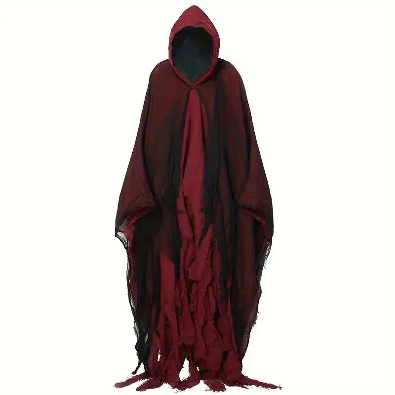 Halloween Costume Horror Ghost Clothes Adult Zombie Cloak Wizard Robe
