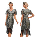 Sexy Women's 1920s Gatsby Flapper Dress Sequin Art Deco Roaring