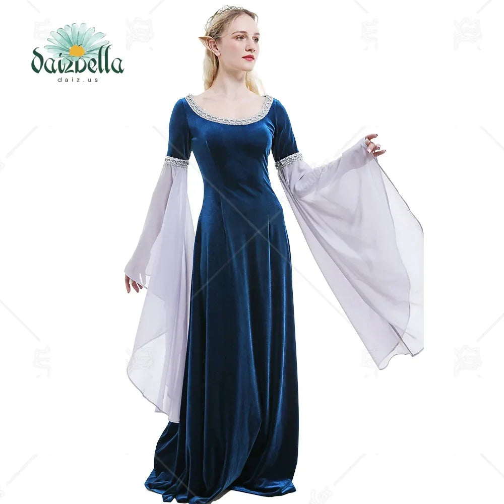 Halloween Medieval Cosplay Costume Handmade Historical Dress Retro
