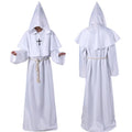 Medieval Monk Robe Monk Costume Halloween Cosplay Priest Wizard