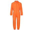 Adult Prisoner Jumpsuit Halloween Mens Costume Orange Jailbird