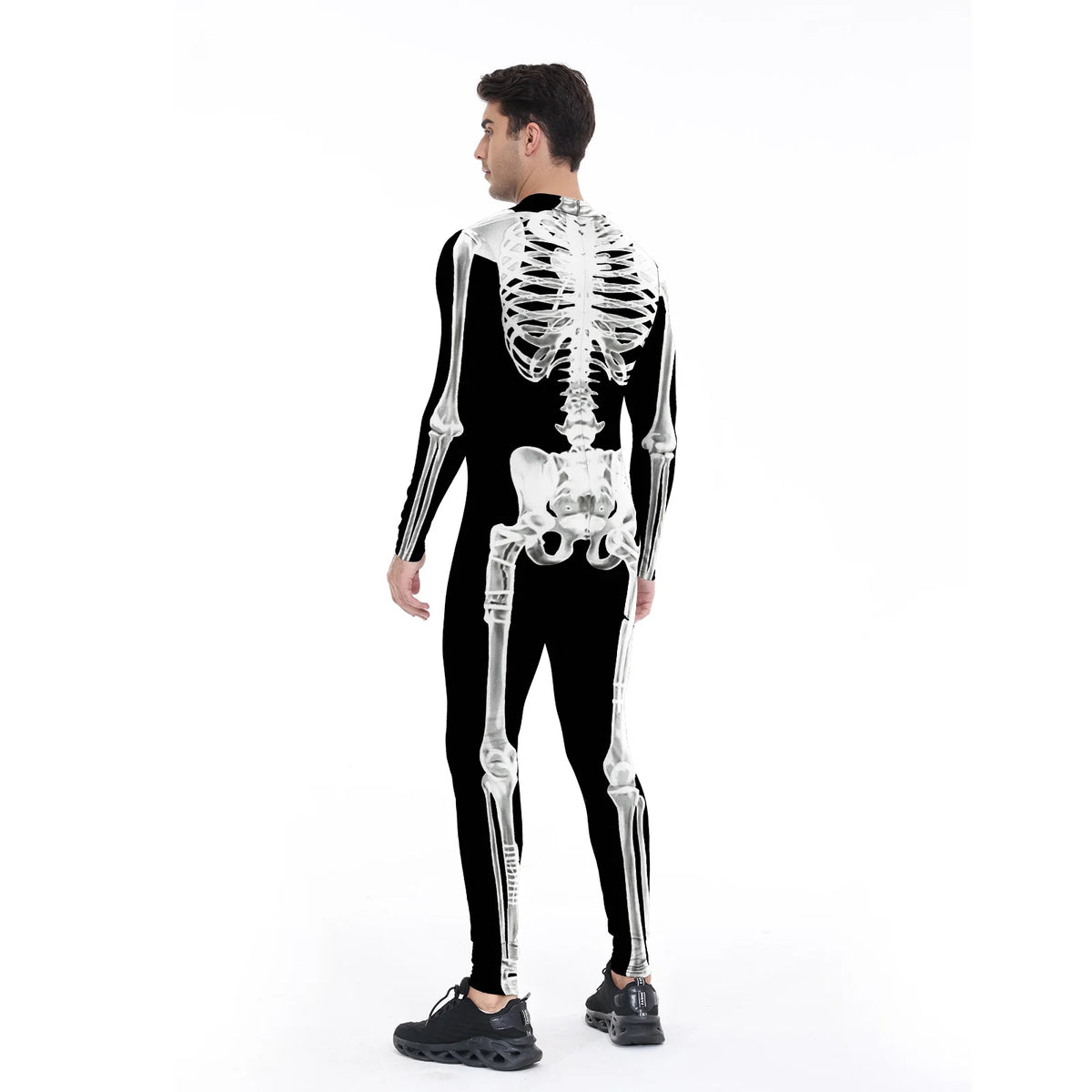 Halloween Party Cosplay Zombie Scary Costume Skeleton Printed