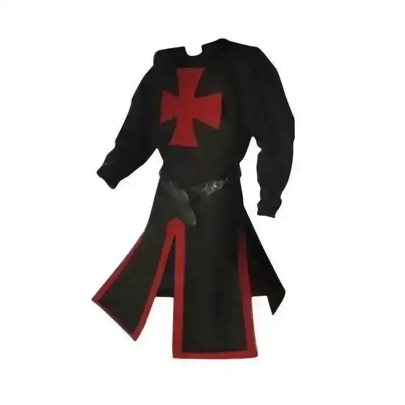 Medieval S-4xl Crusader Mens Knights Templar Tunic Cosplay Costumes