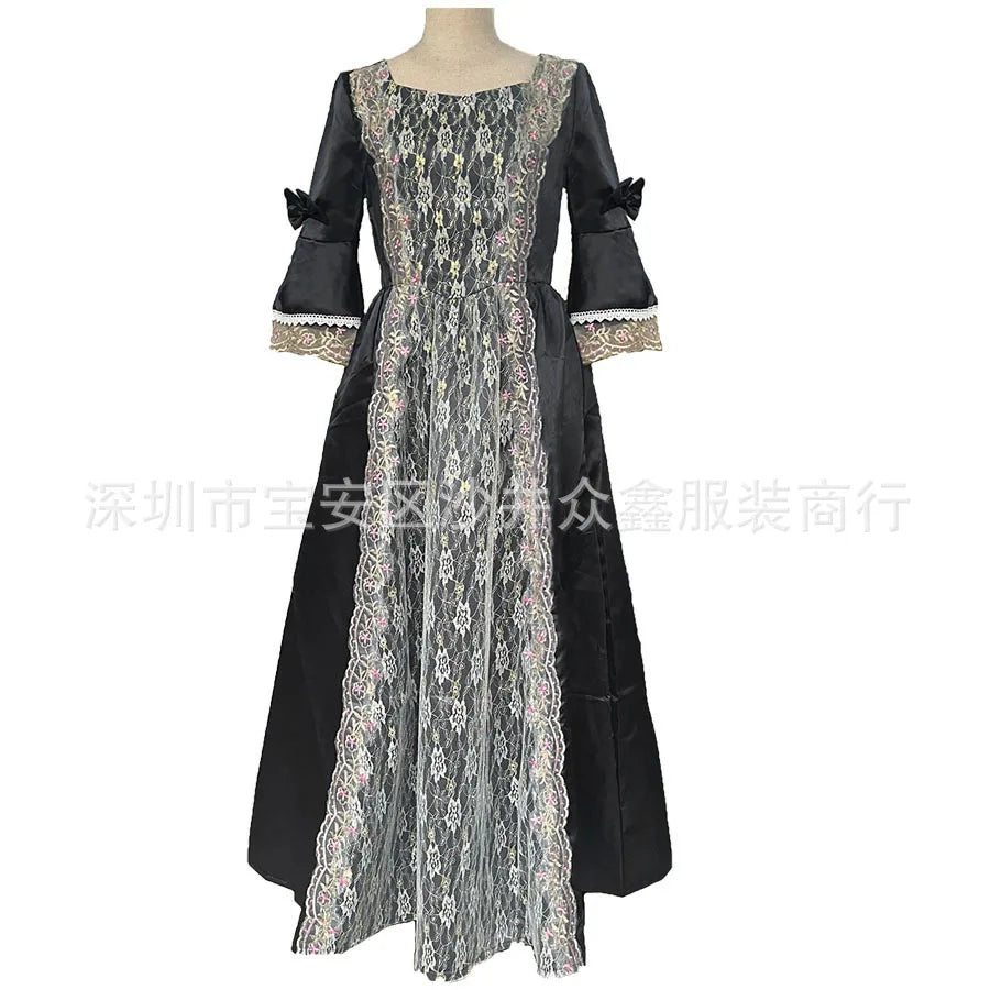 Medieval Ball Dress For Women Renaissance Victorian Champagne