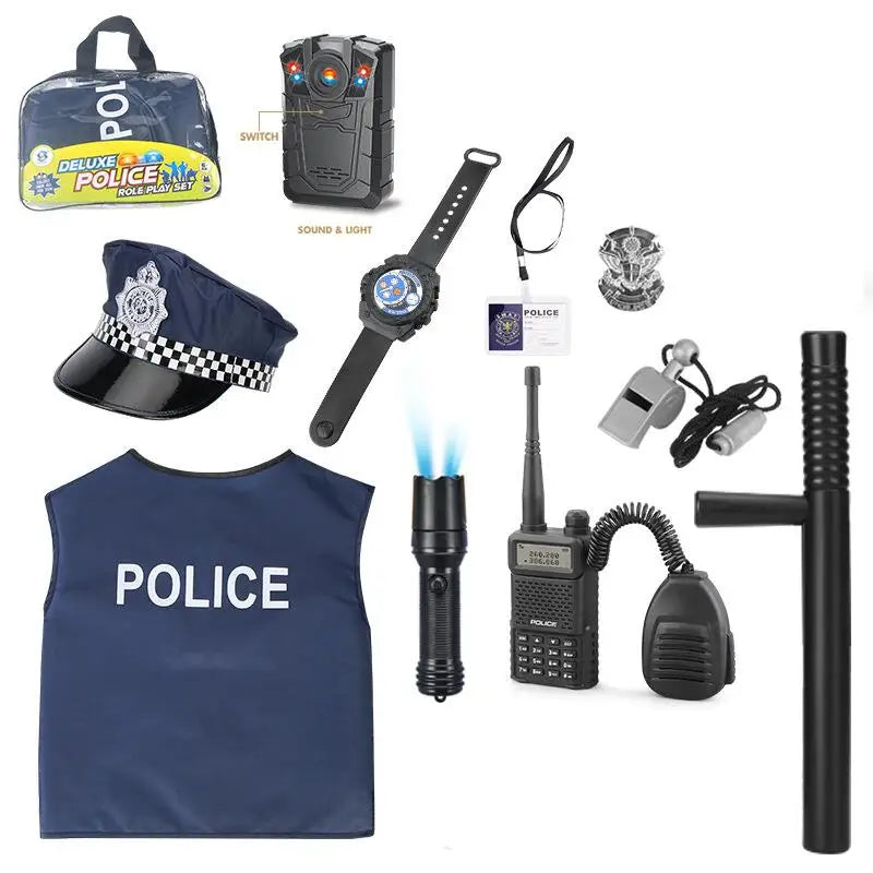 Police Cosplay Costumes For Unisex Police Toys Policeman Compass