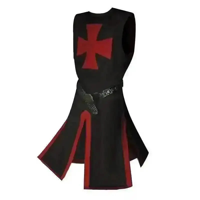 Medieval S-4xl Crusader Mens Knights Templar Tunic Cosplay Costumes
