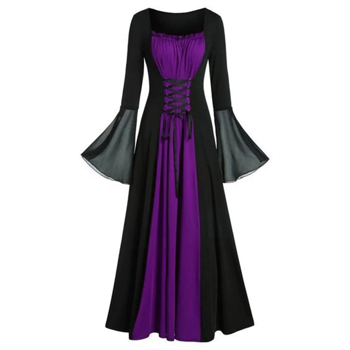 Halloween Medieval Renaissance Vampire Dress For Women Vintage