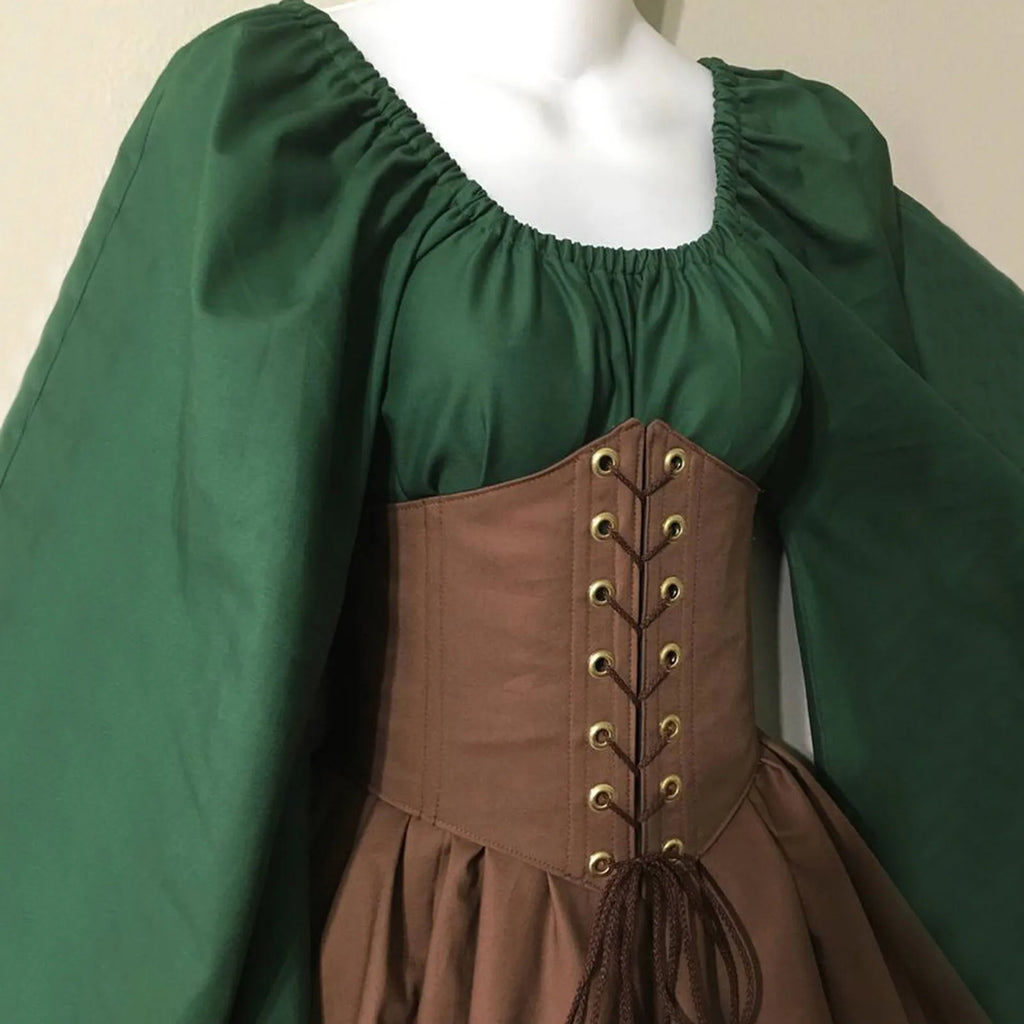 Women Elf Costume Renaissance Traditional Irish Dress Medieval Fairy