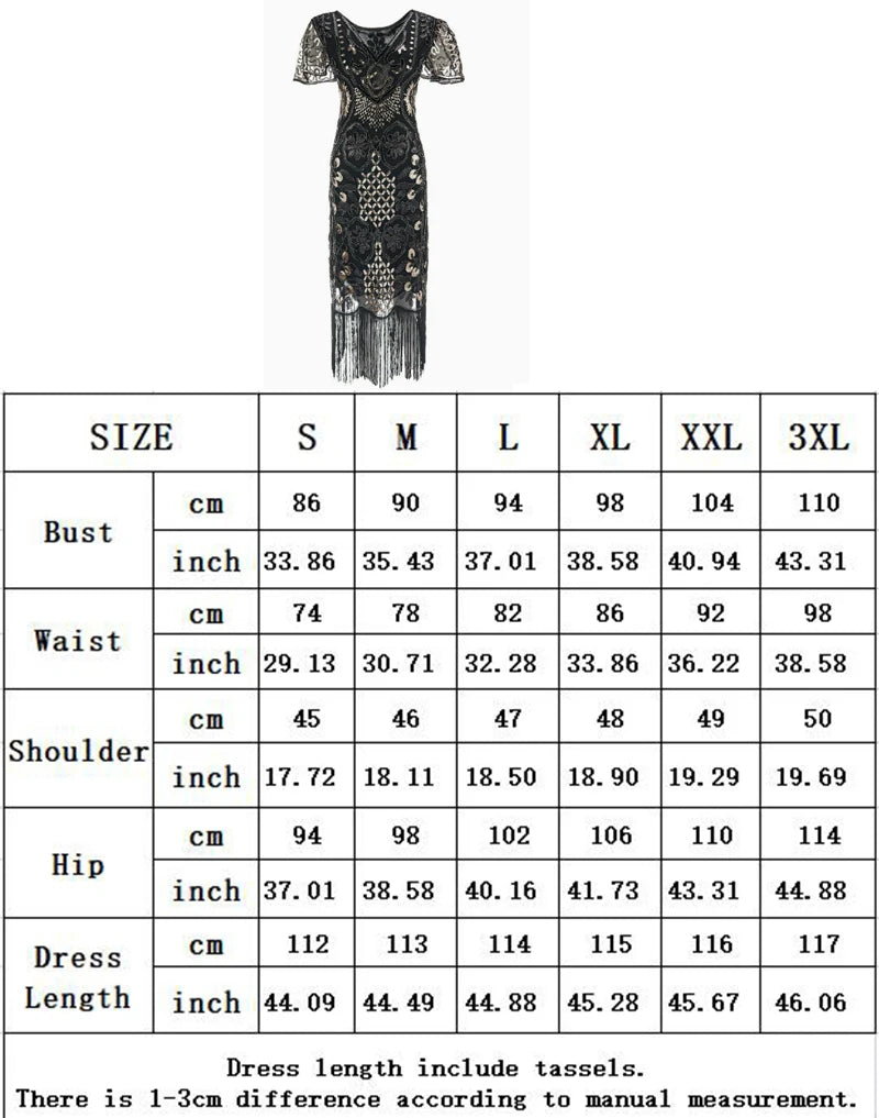 1920s Flapper Dress Great Gatsby Dress O-neck Cap Sleeve Sequin