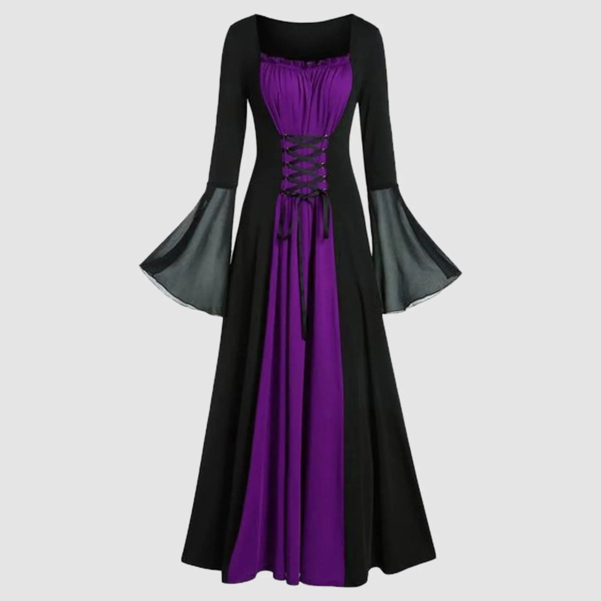Halloween Medieval Renaissance Vampire Dress For Women Vintage