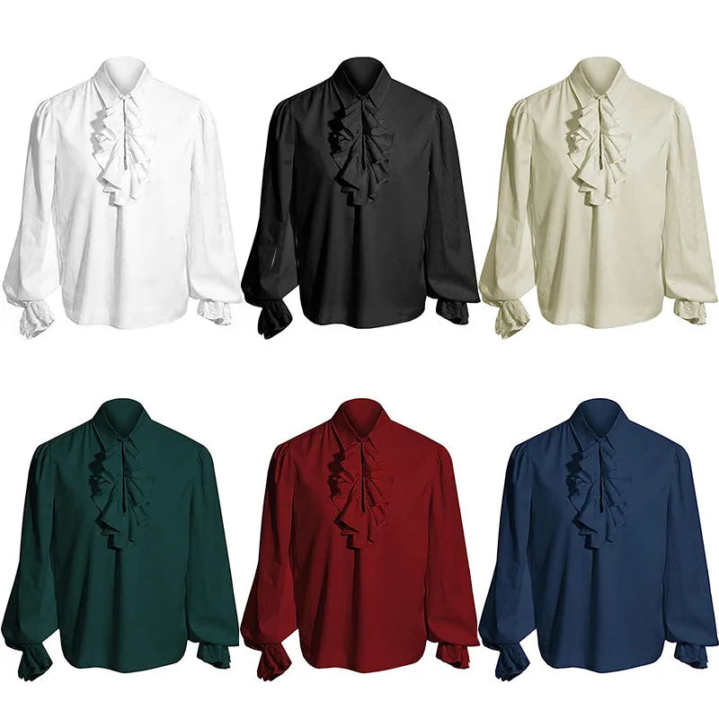 Vampire Renaissance Victorian Steampunk Ruffled Medieval Halloween